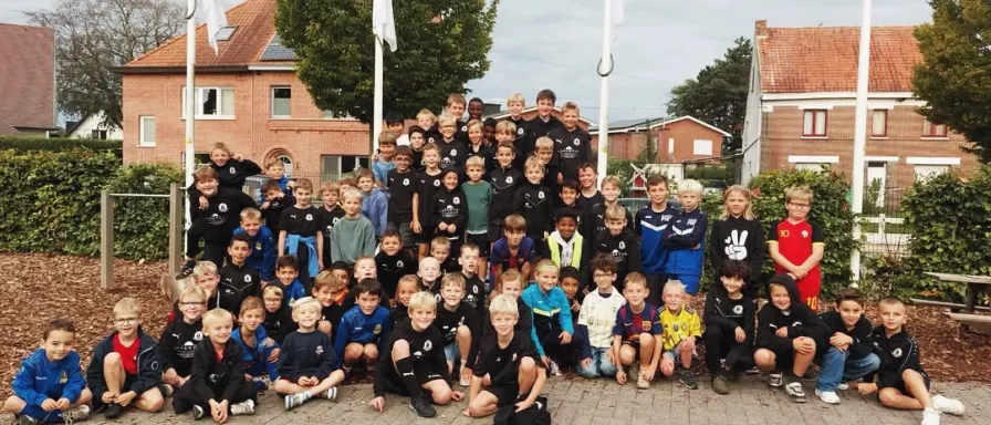 KFAC was deze week goed vertegenwoordigd tijdens de Dag van de Sportclub op Lagere school De Lieve Waarschoot